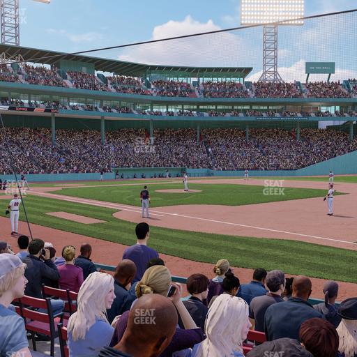 Fenway Park - Section Field Box 16 Seat View