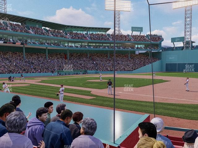 Fenway Park - Section Field Box 20 Seat View