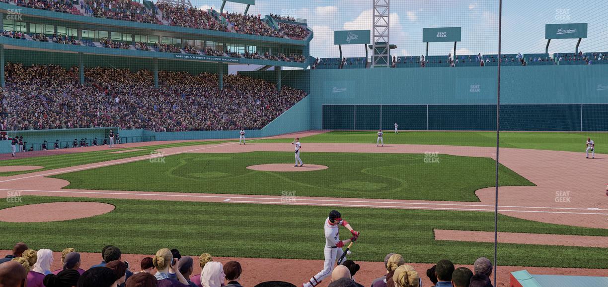 Fenway Park - Section Field Box 29 Seat View