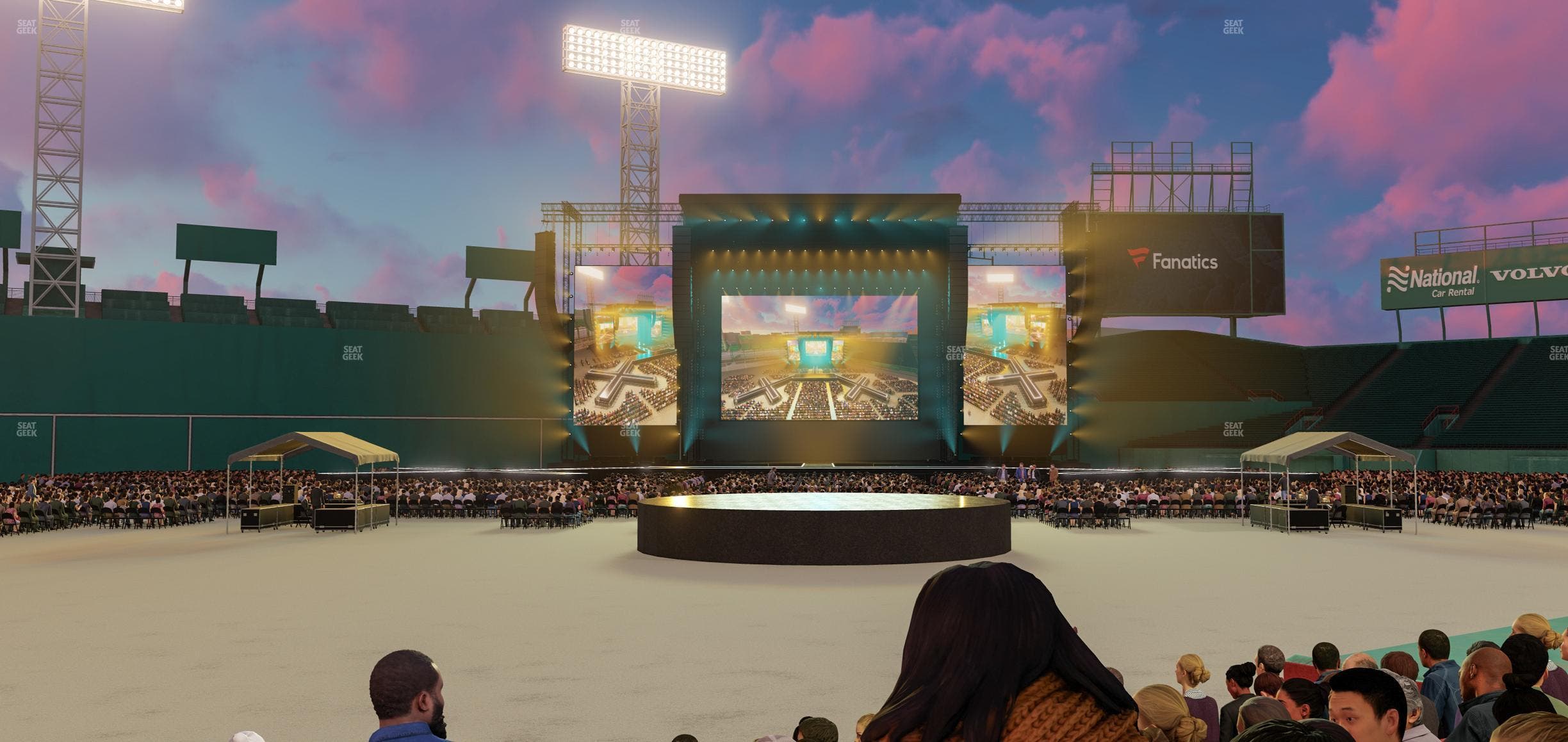 Fenway Park - Section Field Box 32 Seat View
