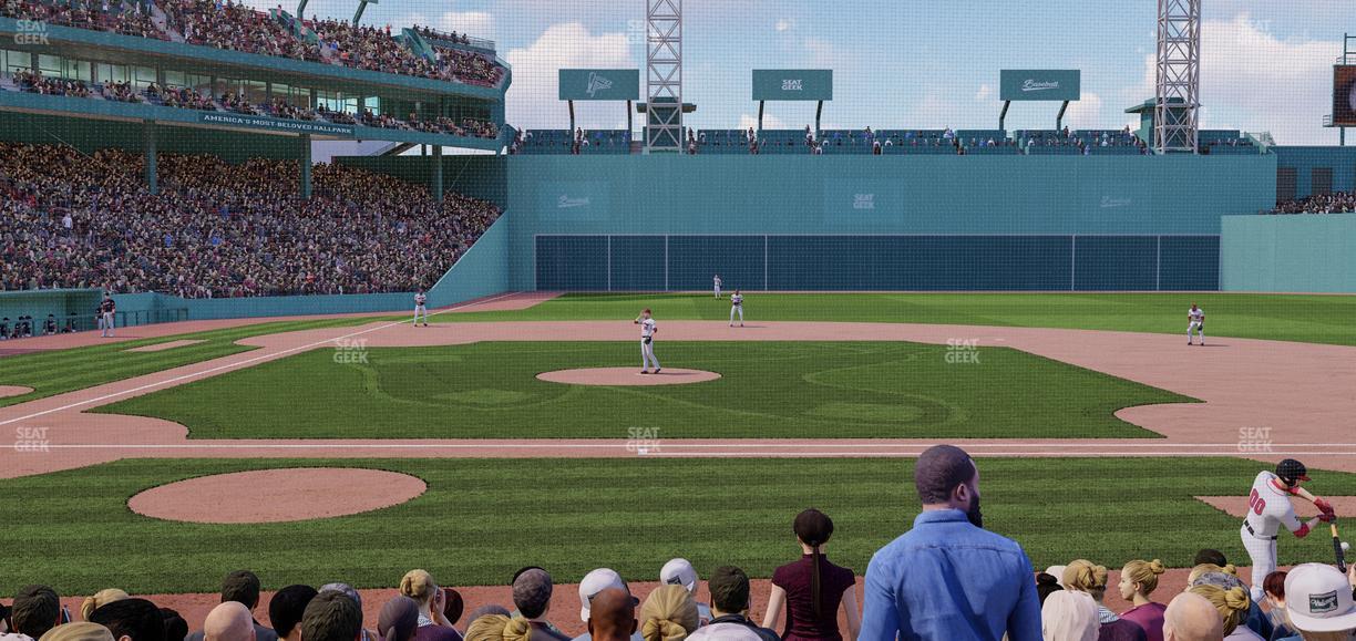 Fenway Park - Section Field Box 32 Seat View