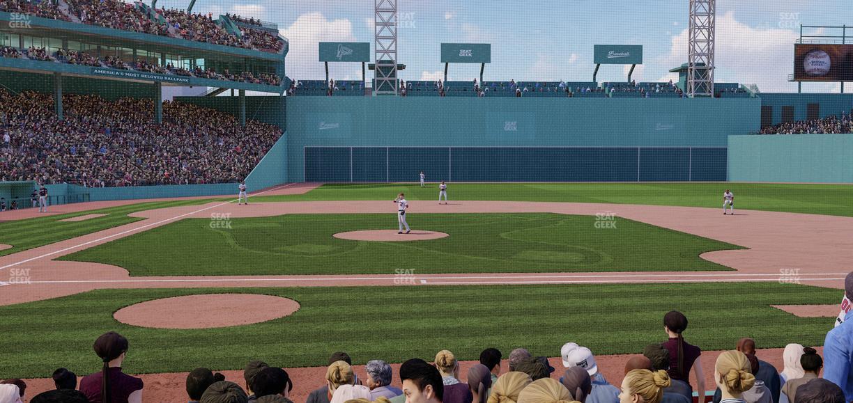 Fenway Park - Section Field Box 33 Seat View