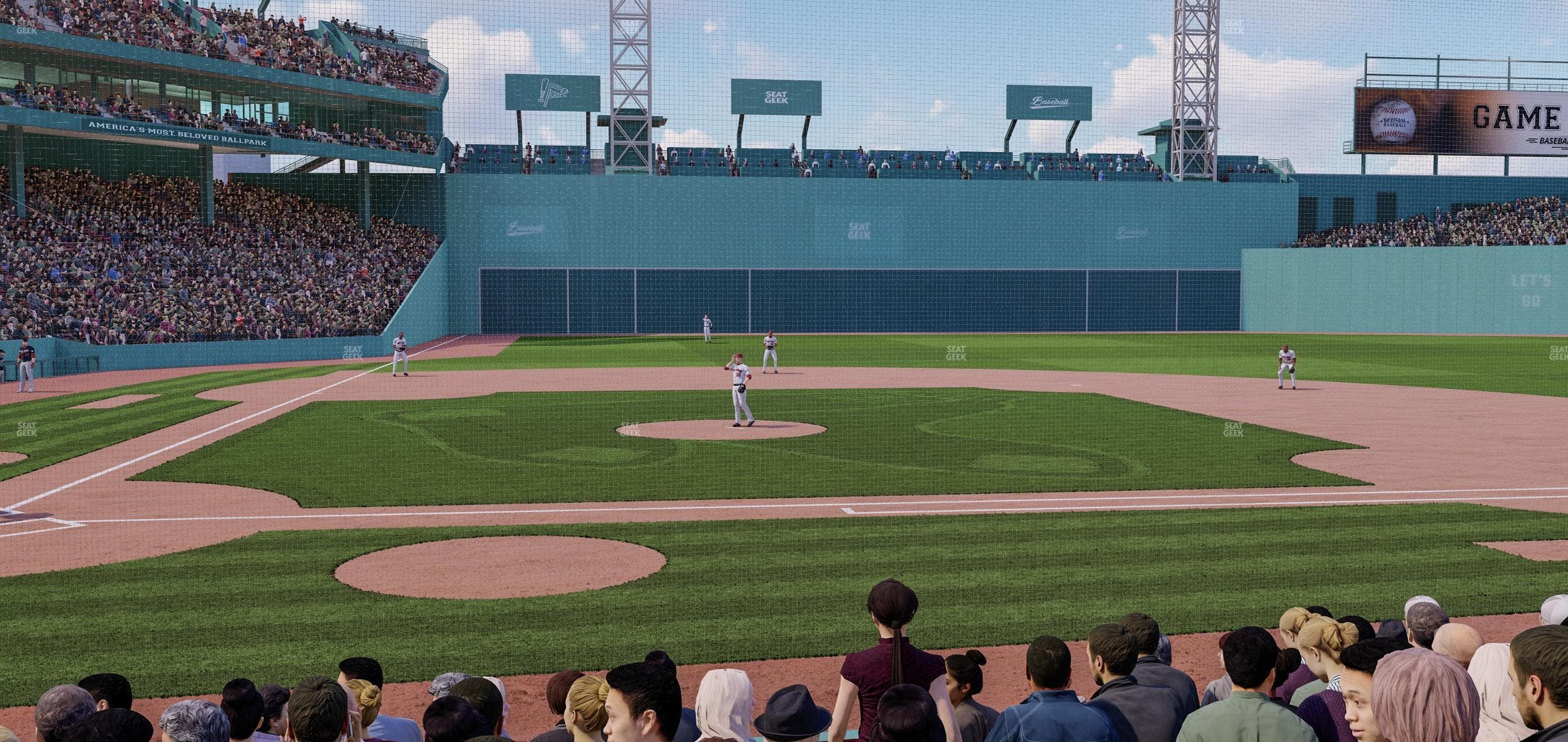 Fenway Park - Section Field Box 34 Seat View