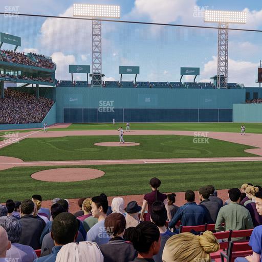 Fenway Park - Section Field Box 34 Seat View