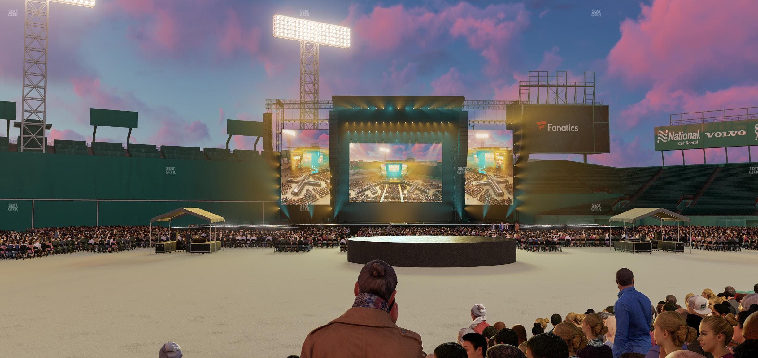 Fenway Park - Section Field Box 34 Seat View