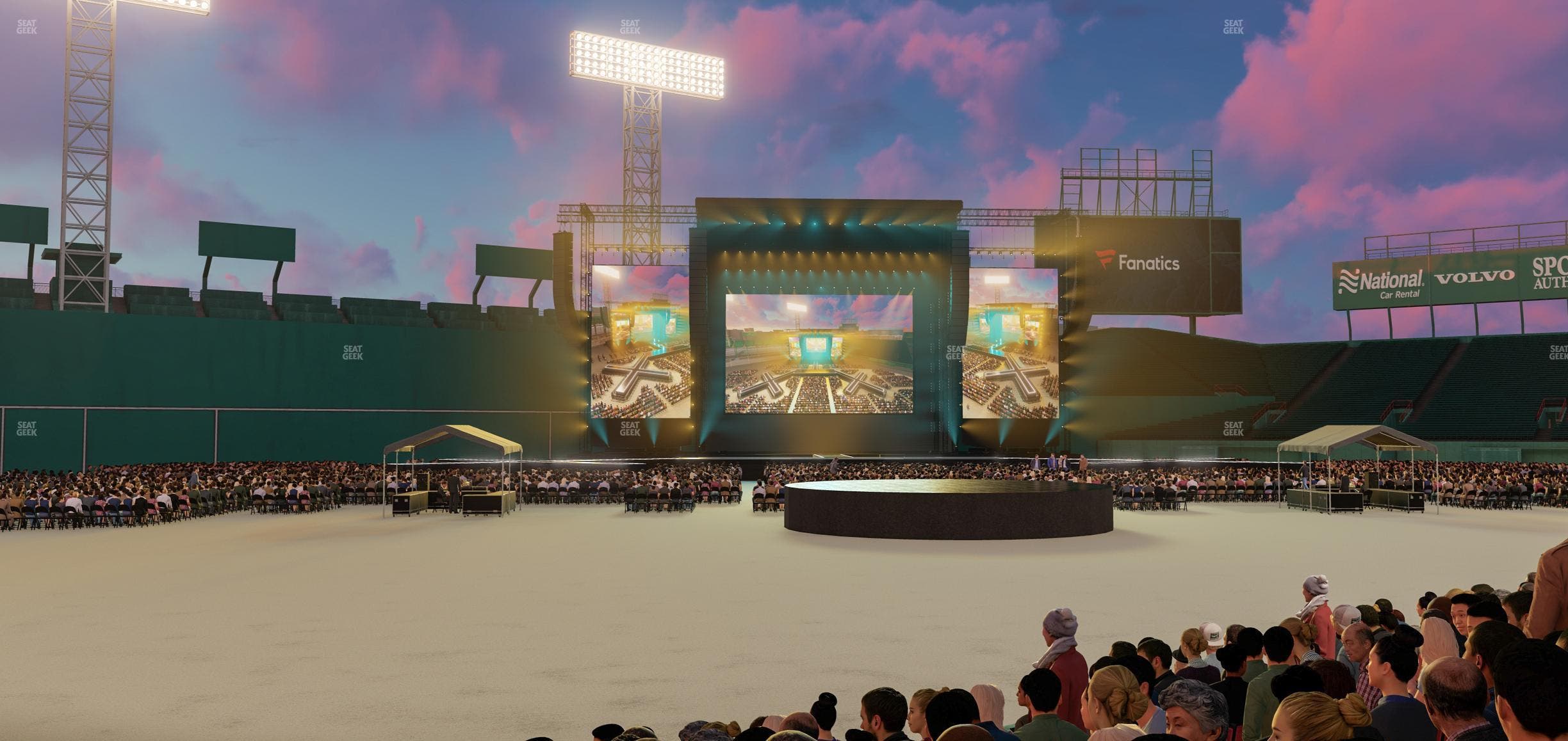 Fenway Park - Section Field Box 36 Seat View