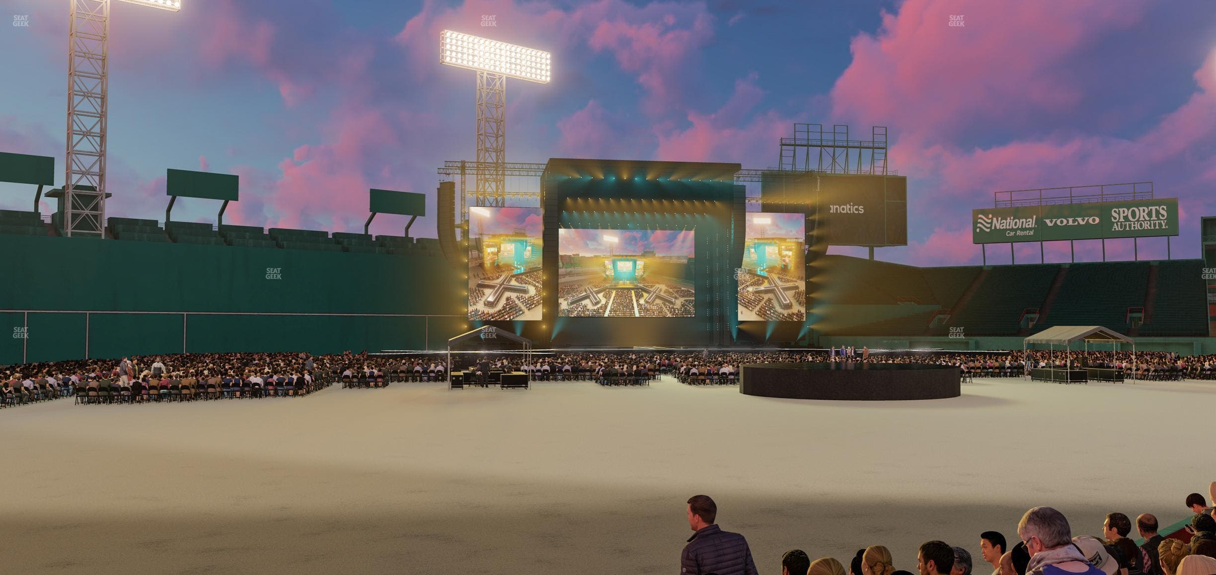 Fenway Park - Section Field Box 42 Seat View