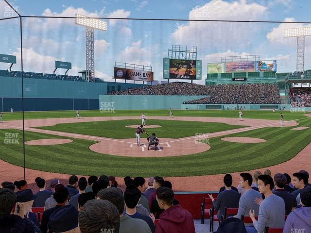 Fenway Park - Section Field Box 45 Seat View