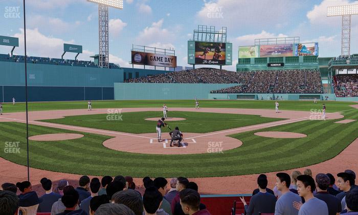 Fenway Park - Section Field Box 45 Seat View