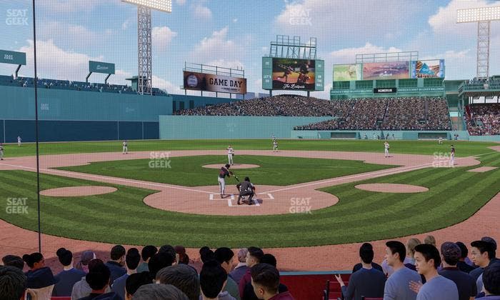 Fenway Park - Section Field Box 45 Seat View