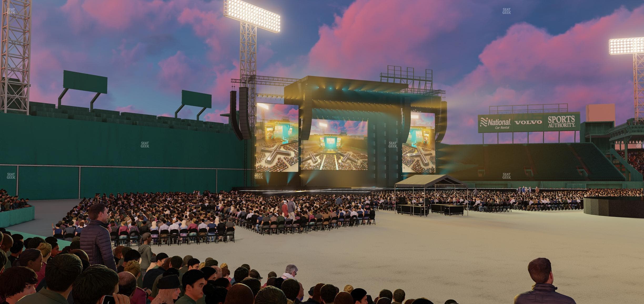 Fenway Park - Section Field Box 56 Seat View