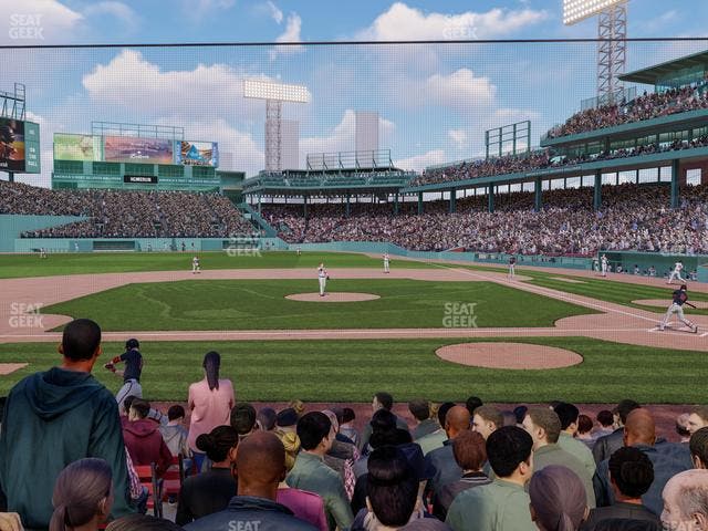 Fenway Park - Section Field Box 58 Seat View