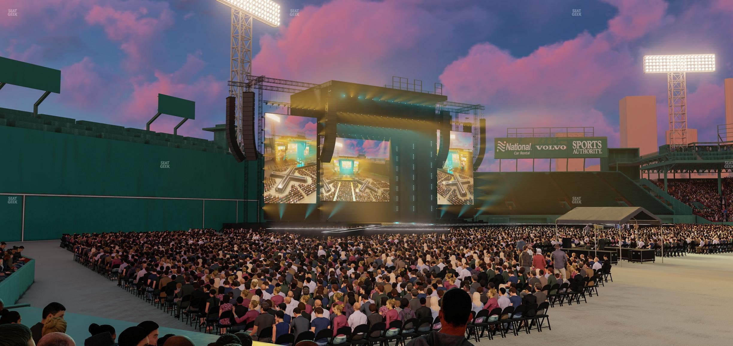 Fenway Park - Section Field Box 64 Seat View