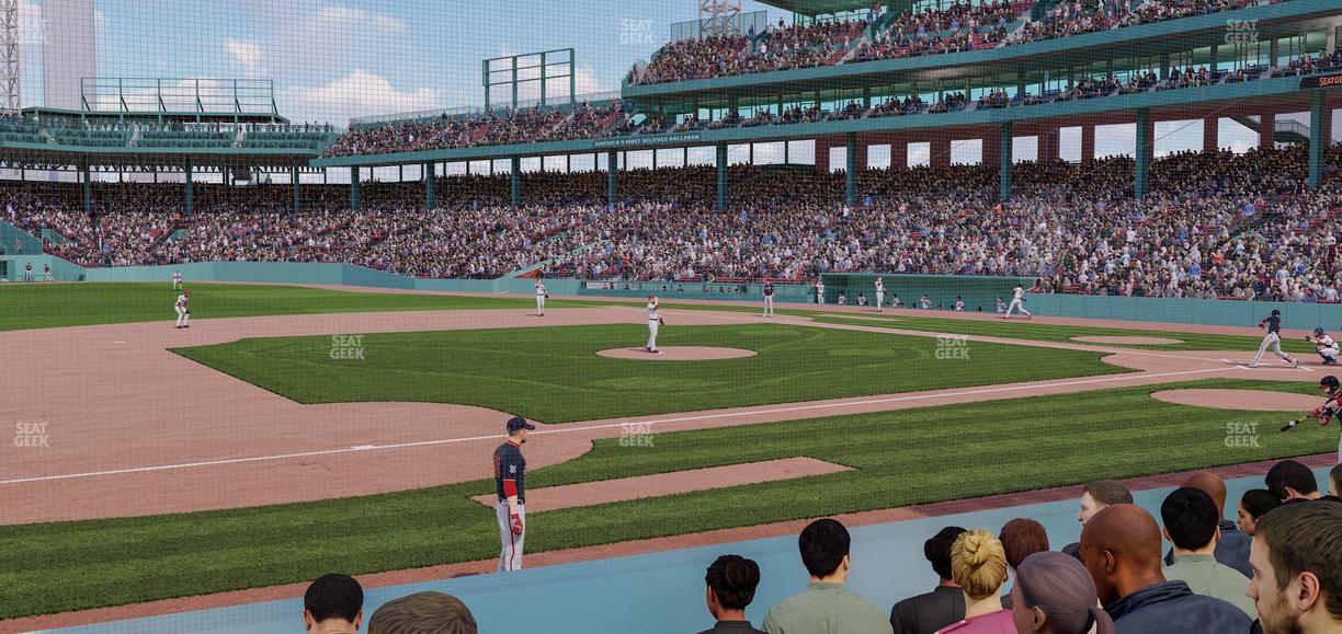 Fenway Park - Section Field Box 67 Seat View
