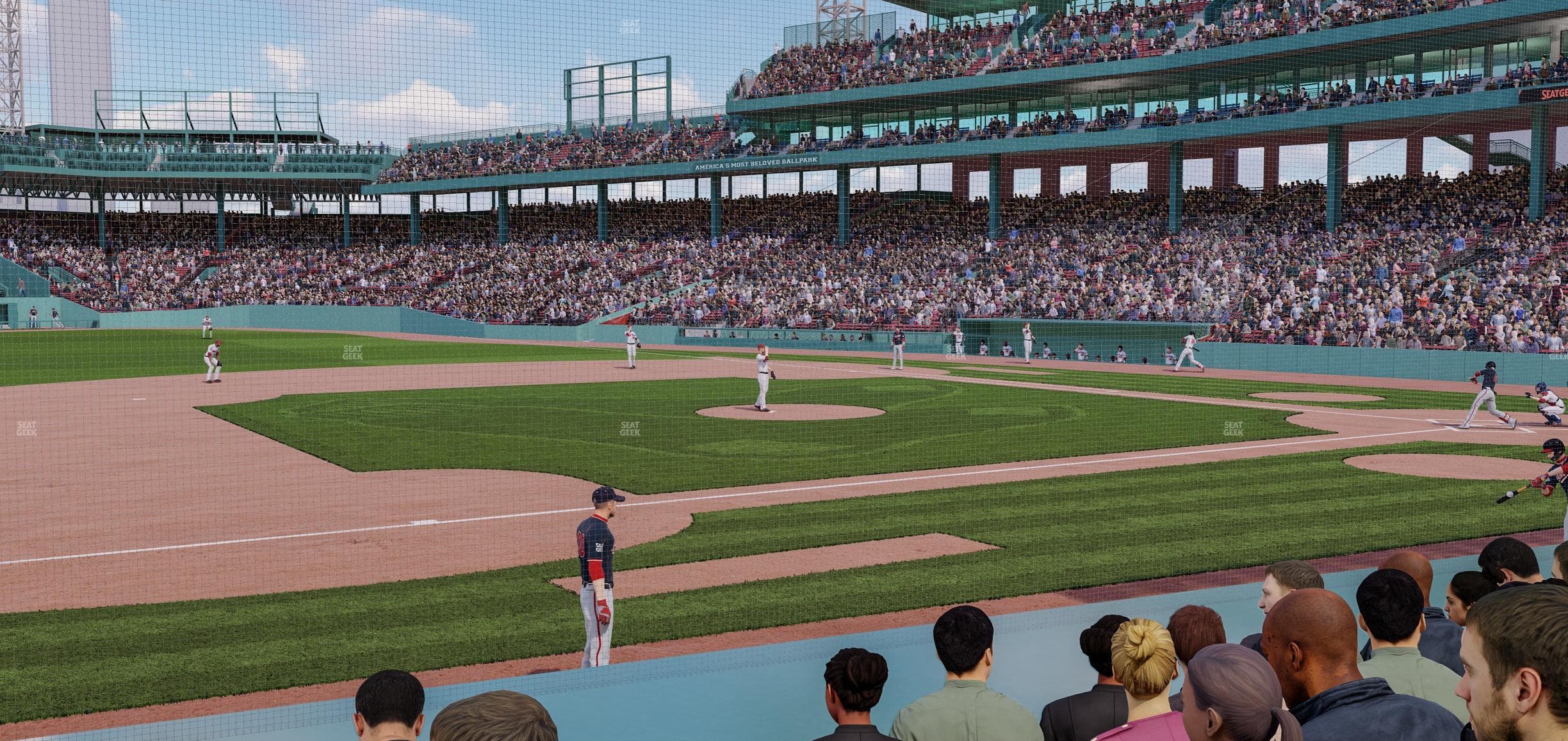 Fenway Park - Section Field Box 67 Seat View
