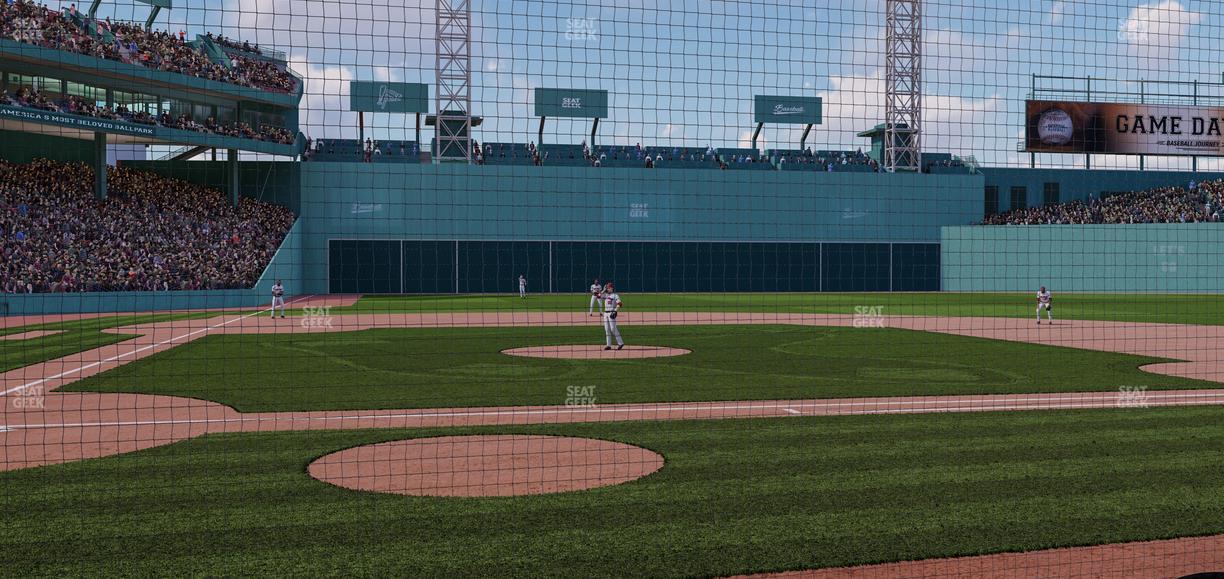 Fenway Park - Section Field Box Club 35 Seat View