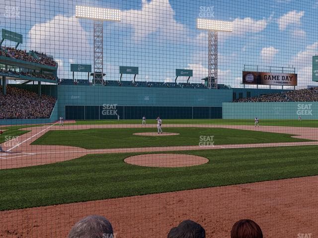 Fenway Park - Section Field Box Club 36 Seat View