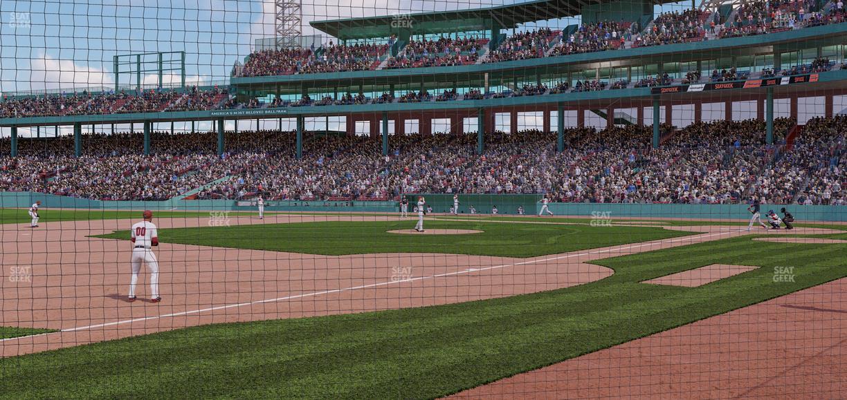 Fenway Park - Section Field Box Club 72 Seat View