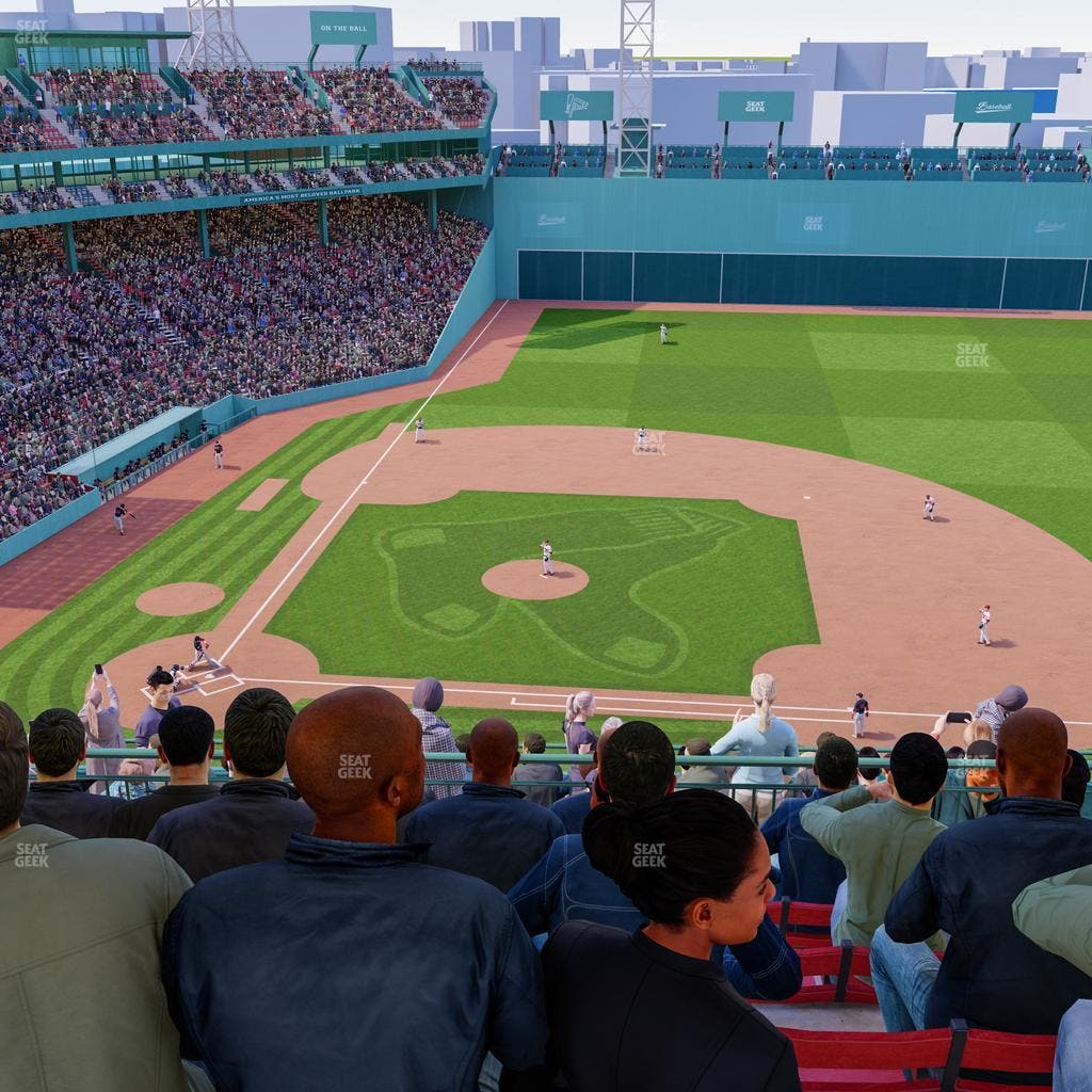 Fenway Park - Section First Base Pavilion Sro Seat View