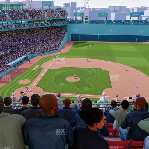 Fenway Park - Section First Base Pavilion Sro Seat View