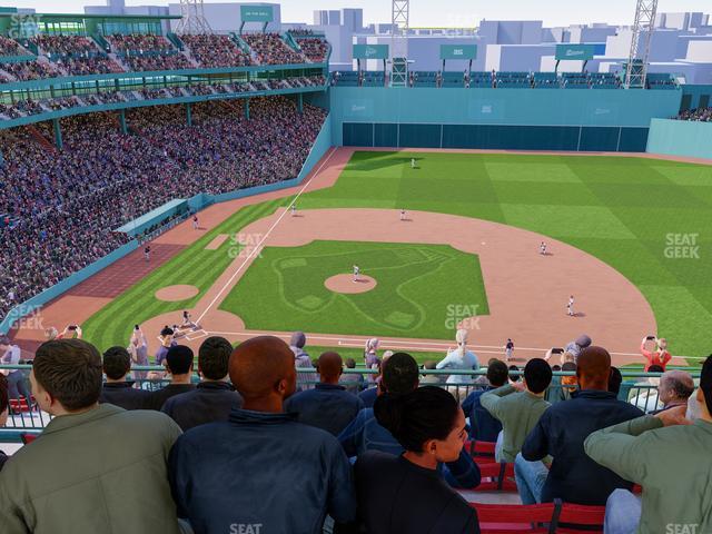 Fenway Park - Section First Base Pavilion Sro Seat View Fenway Park - Section First Base Pavilion Sro Seat View