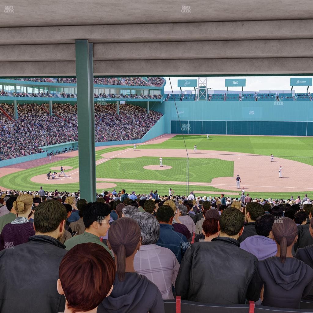 Fenway Park - Section First Base Sro Seat View