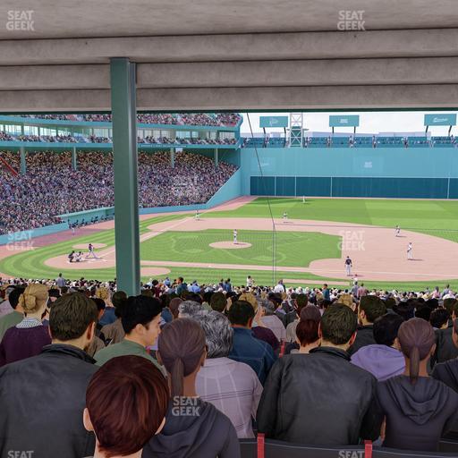 Fenway Park - Section First Base Sro Seat View