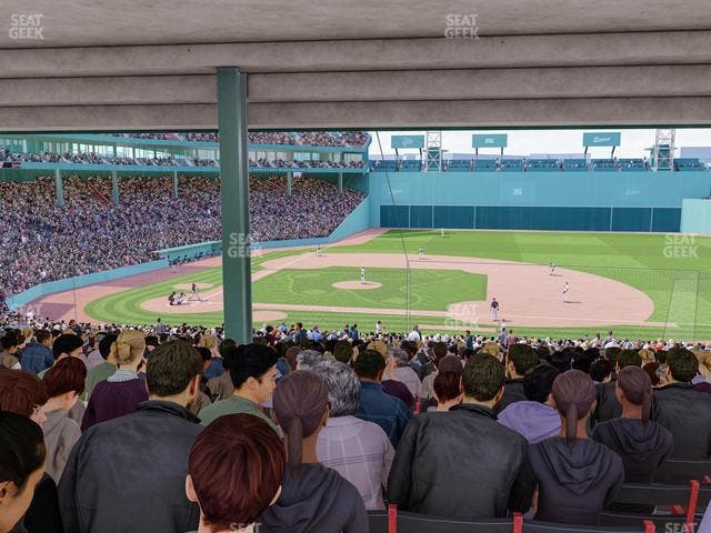 Fenway Park - Section First Base Sro Seat View
