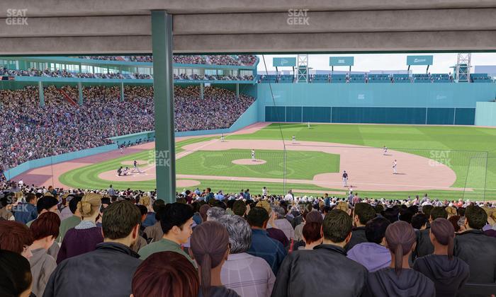 Fenway Park - Section First Base Sro Seat View