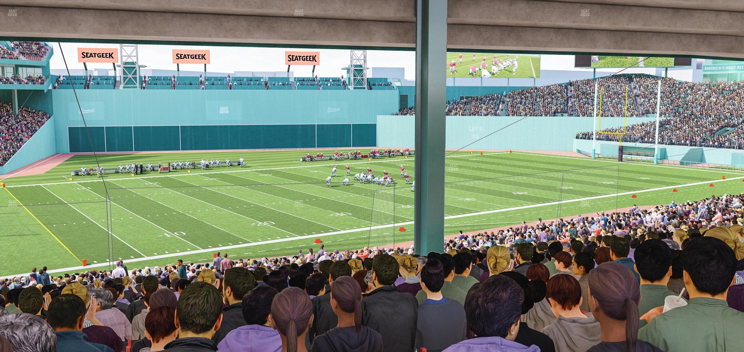 Fenway Park - Section First Base Sro Seat View