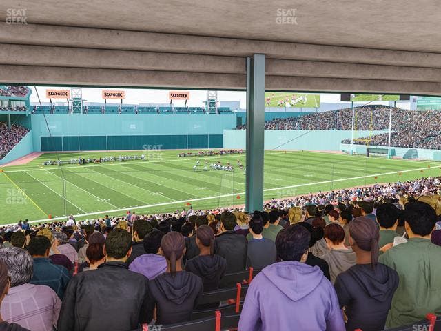 Fenway Park - Section First Base Sro Seat View