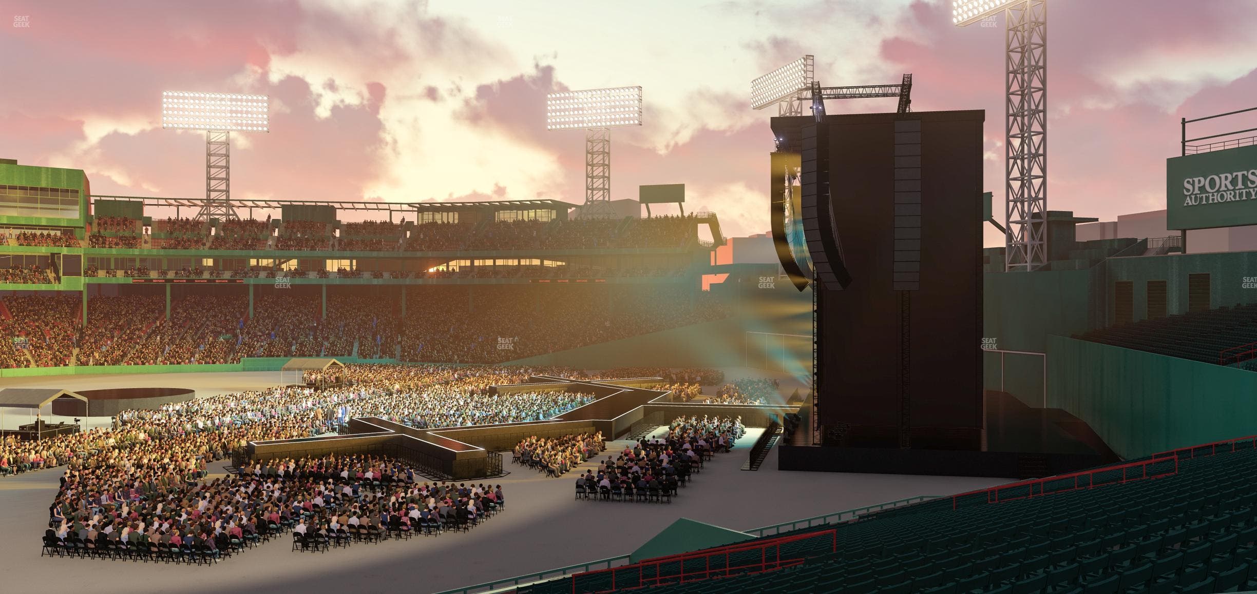 Fenway Park - Section Grandstand 1 Seat View