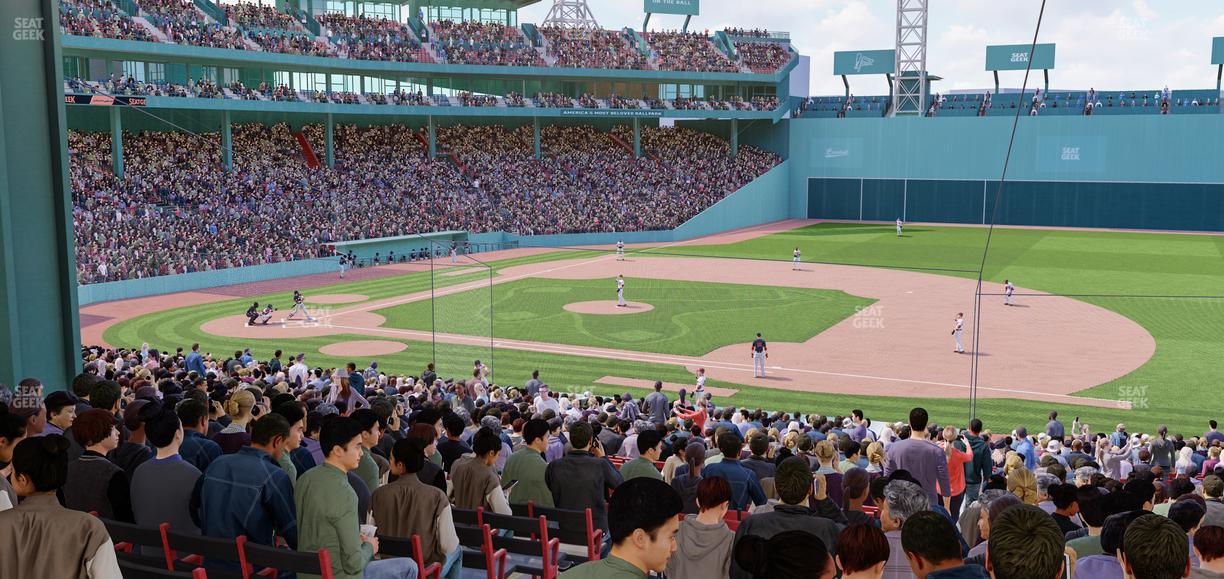 Fenway Park - Section Grandstand 14 Seat View