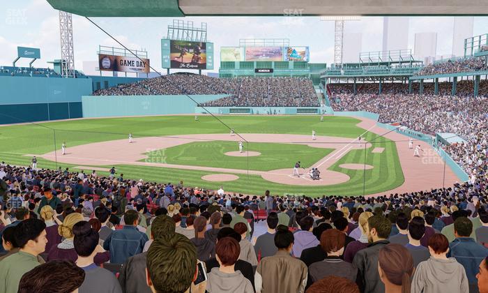 Fenway Park - Section Grandstand 23 Seat View