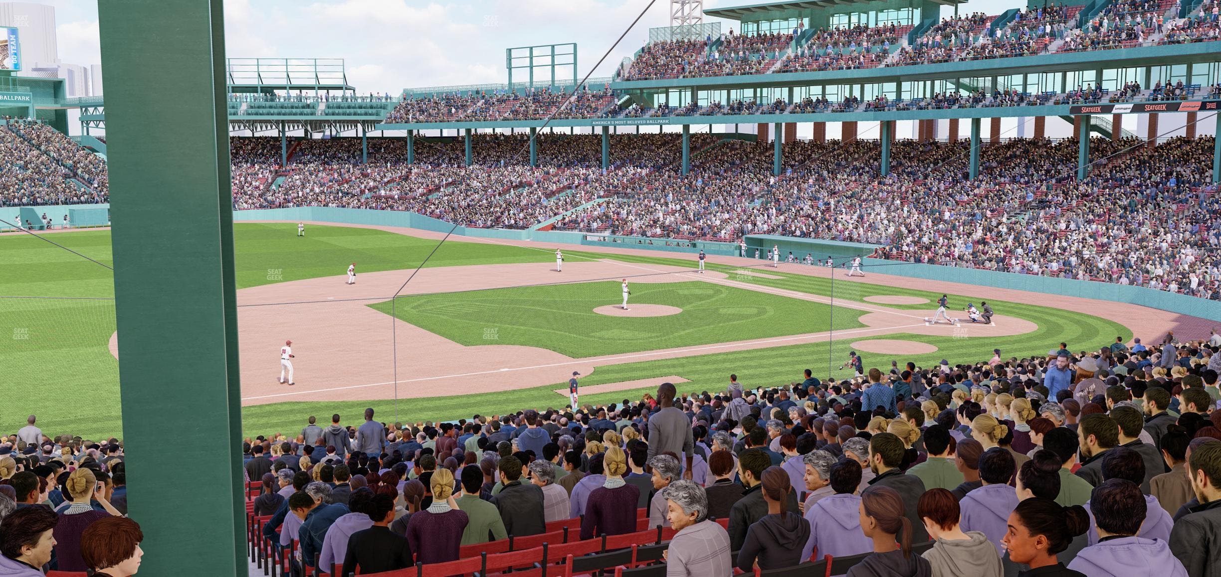 Fenway Park - Section Grandstand 28 Seat View