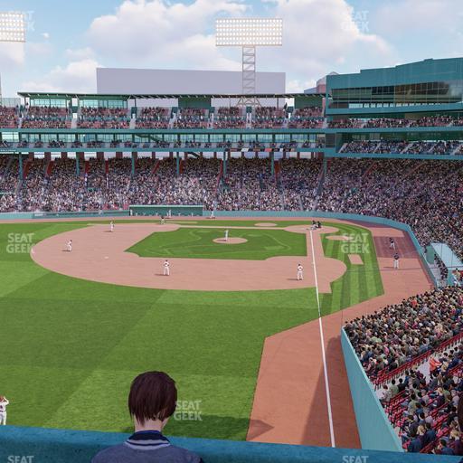 Fenway Park - Section Green Monster 1 Seat View