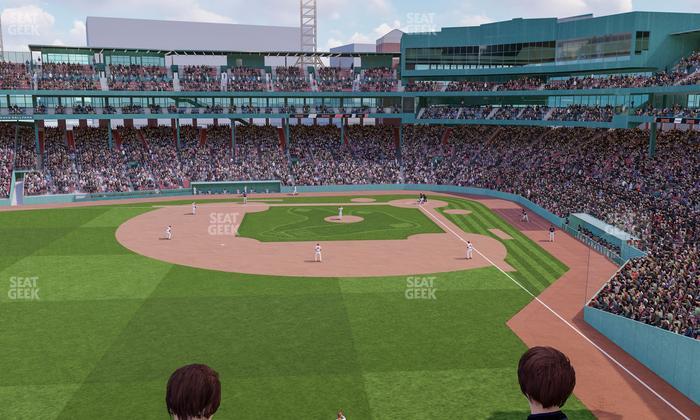 Fenway Park - Section Green Monster 3 Seat View