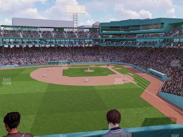 Fenway Park - Section Green Monster 4 Seat View Fenway Park - Section Green Monster 4 Seat View