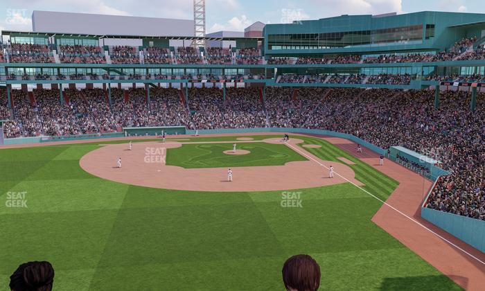 Fenway Park - Section Green Monster 4 Seat View
