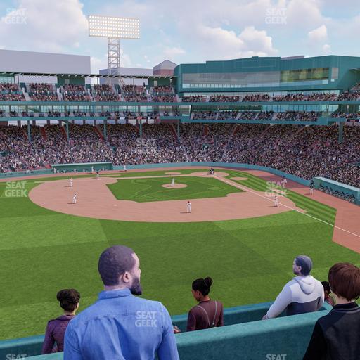 Fenway Park - Section Green Monster Sro Seat View