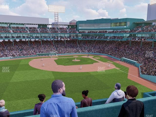 Fenway Park - Section Green Monster Sro Seat View