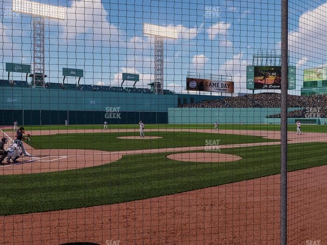 Fenway Park - Section Home Plate Dugout Box 39 Seat View
