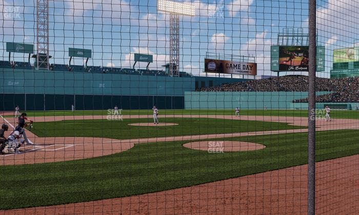 Fenway Park - Section Home Plate Dugout Box 39 Seat View