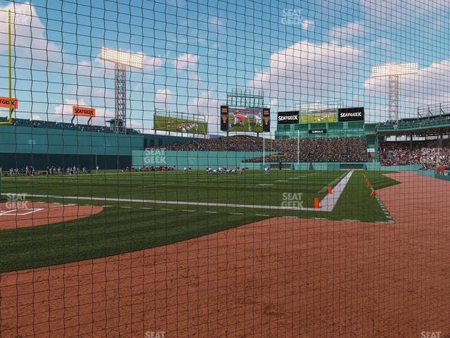 Fenway Park - Section Home Plate Dugout Box 40 Seat View