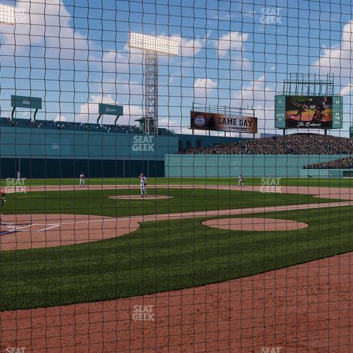 Fenway Park - Section Home Plate Dugout Box 40 Seat View