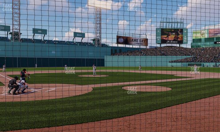 Fenway Park - Section Home Plate Dugout Box 40 Seat View