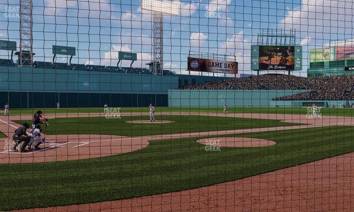 Fenway Park - Section Home Plate Dugout Box 40 Seat View