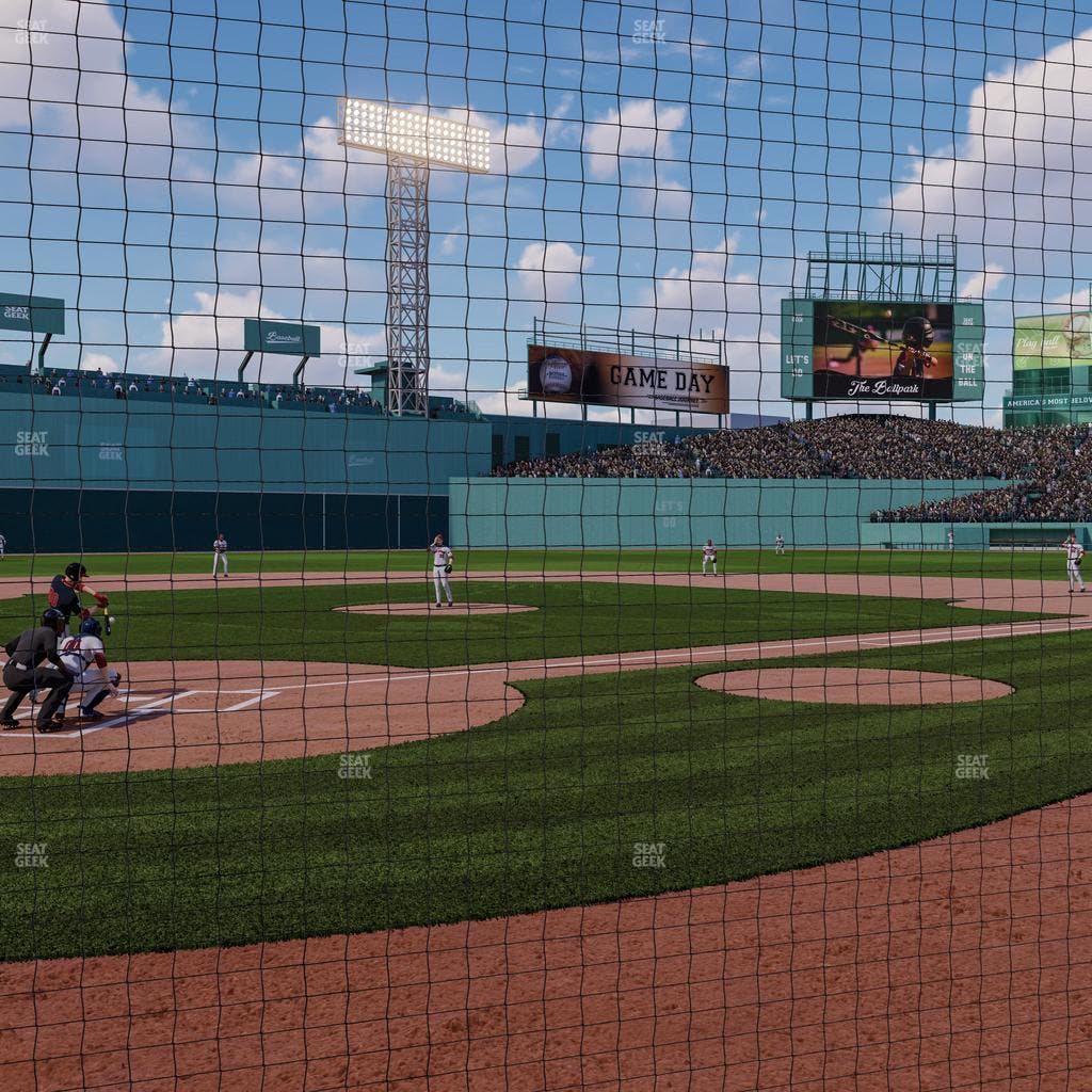 Fenway Park - Section Home Plate Dugout Box 41 Seat View