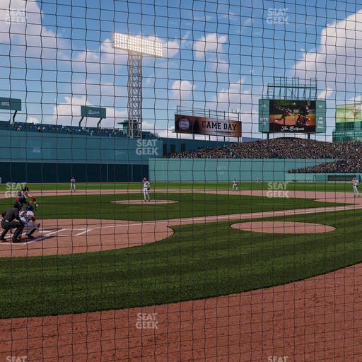 Fenway Park - Section Home Plate Dugout Box 41 Seat View