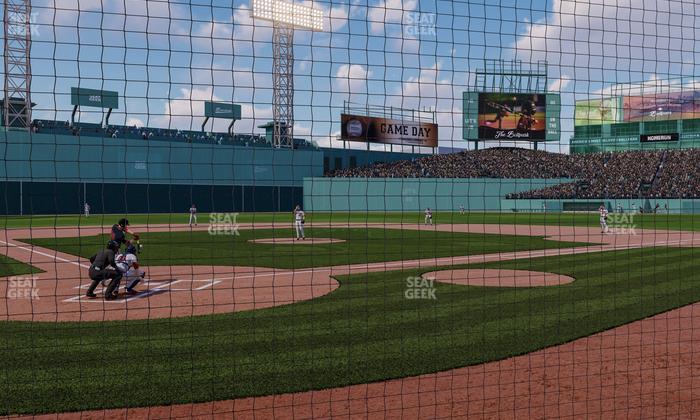 Fenway Park - Section Home Plate Dugout Box 41 Seat View